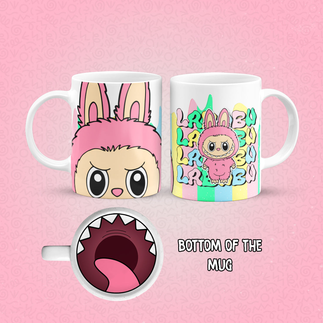 Labubu Mug Bottom Print