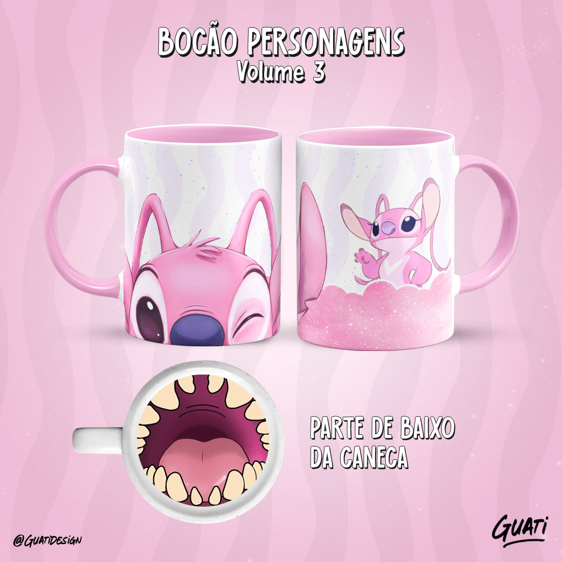 Angel Mug Bottom Print