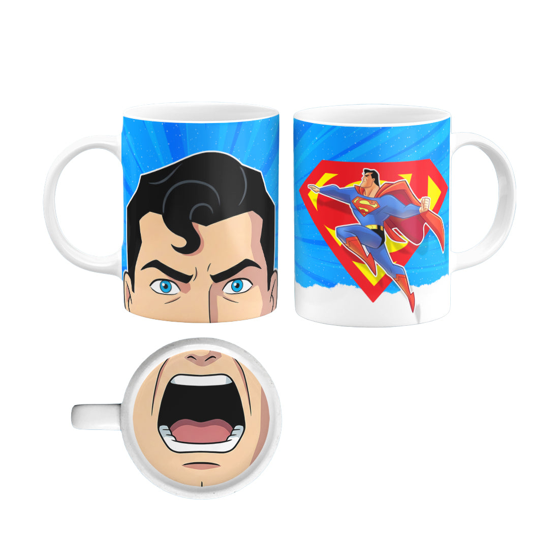 Superman Mug Bottom Print