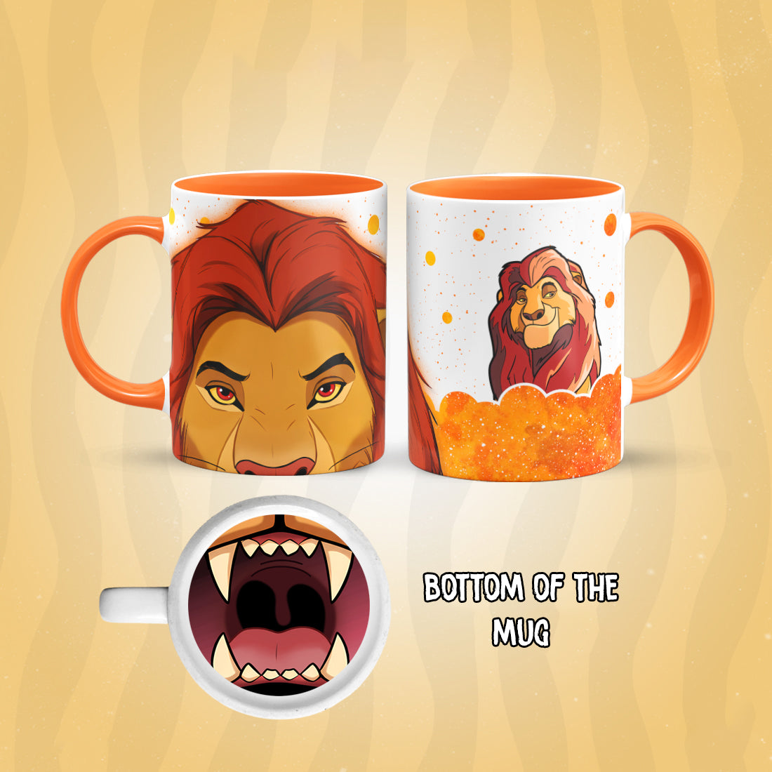 Simba Mug Bottom Print