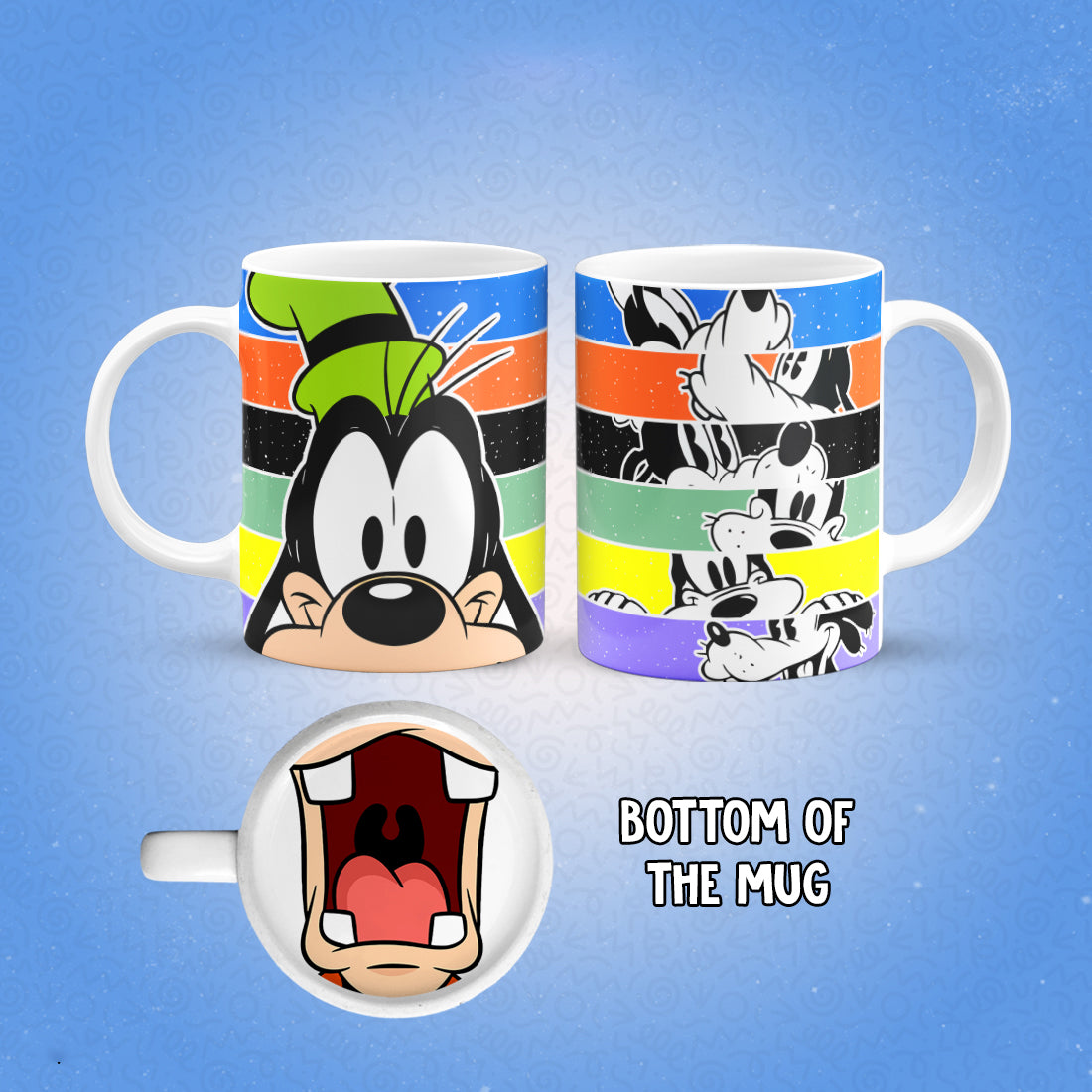 Goofy Mug Bottom Print