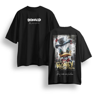 Oversized Cotton T-Shirt – Donald Print | Box Fit & Oversized Print n Go
