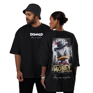 Oversized Cotton T-Shirt – Donald Print | Box Fit & Oversized Print n Go