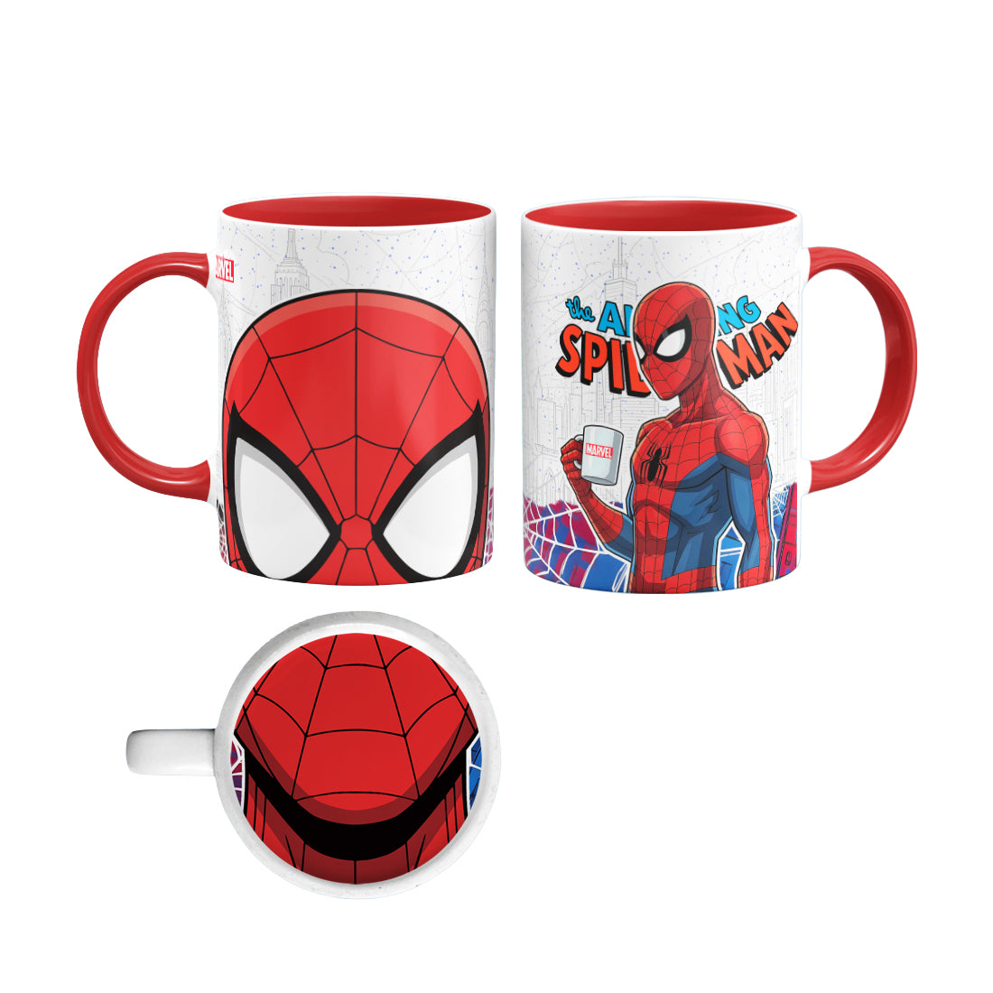 Spider Man Mug Bottom Print