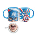 Captain America Coffee Mug with Inside Bottom Print | 325 ML