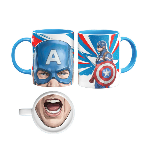 Captain America Mug Bottom Print