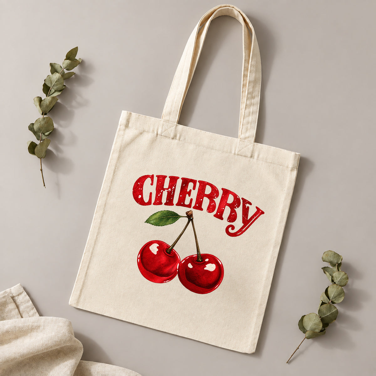 TOTE BAG - CHERRY