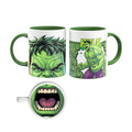 Hulk Mug with Inside Bottom Print | 325 ML