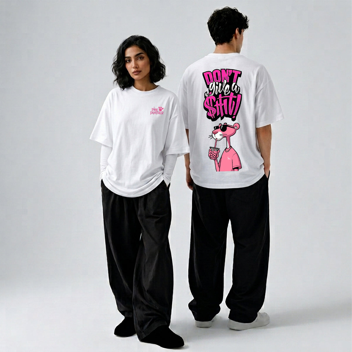 Oversized T-Shirt – Pink Panther
