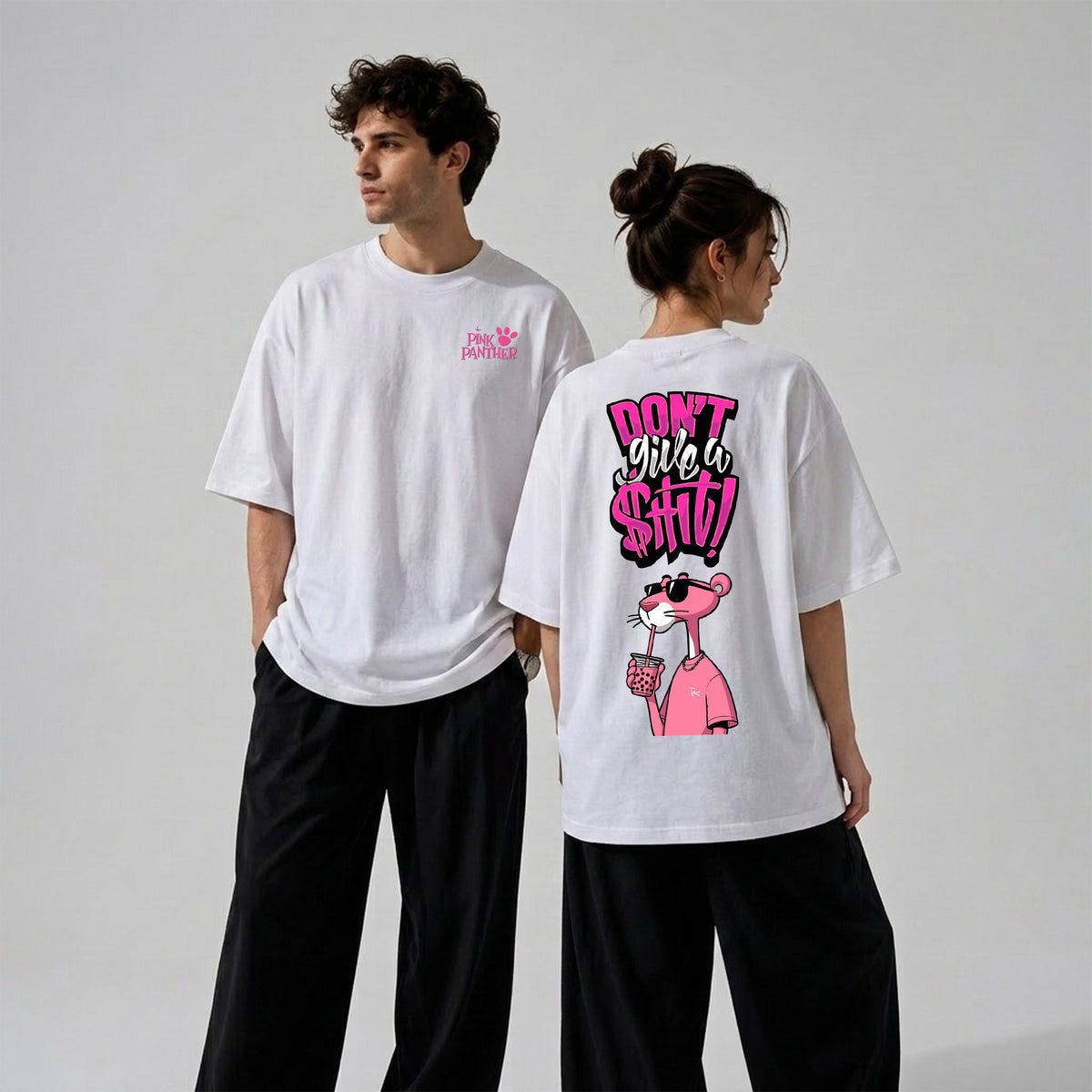 Oversized T-Shirt – Pink Panther