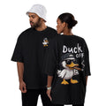Oversized Cotton T-Shirt – Duck OFF Print | Box-Fit & Oversized