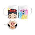 Snow White Mug Bottom Print