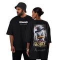 Oversized Cotton T-Shirt – Donald Print | Box Fit & Oversized Print n Go