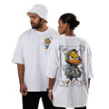 Oversized Cotton T-Shirt – Duck Print | Box-Fit & Oversized