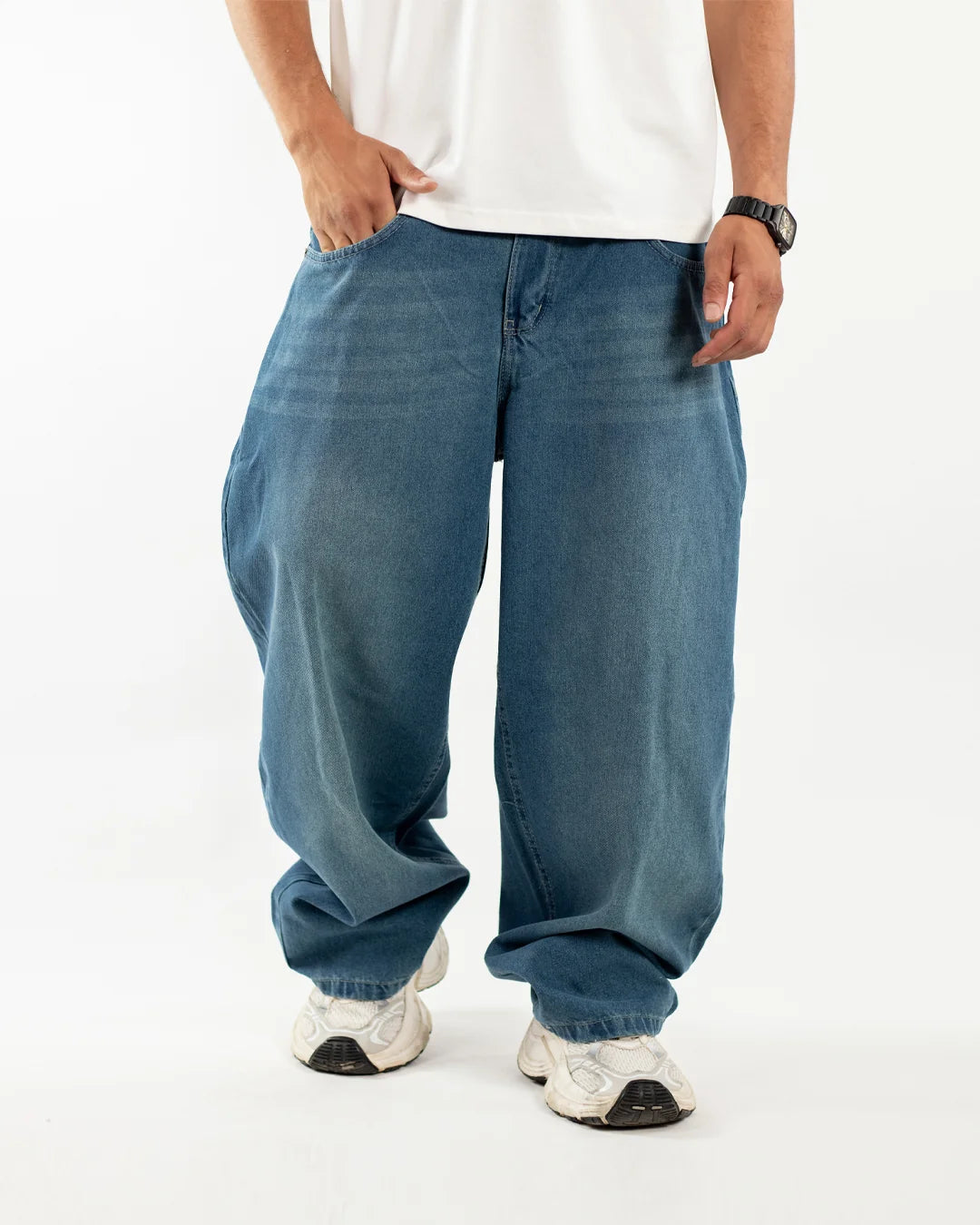 BALLOON DENIM - BLUE