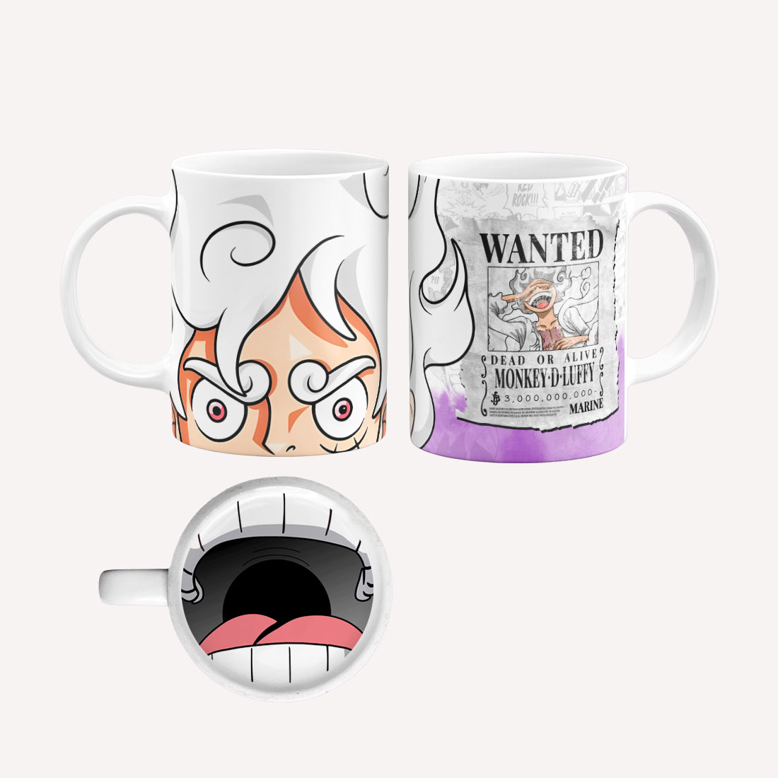 Luffy Mug Bottom Print