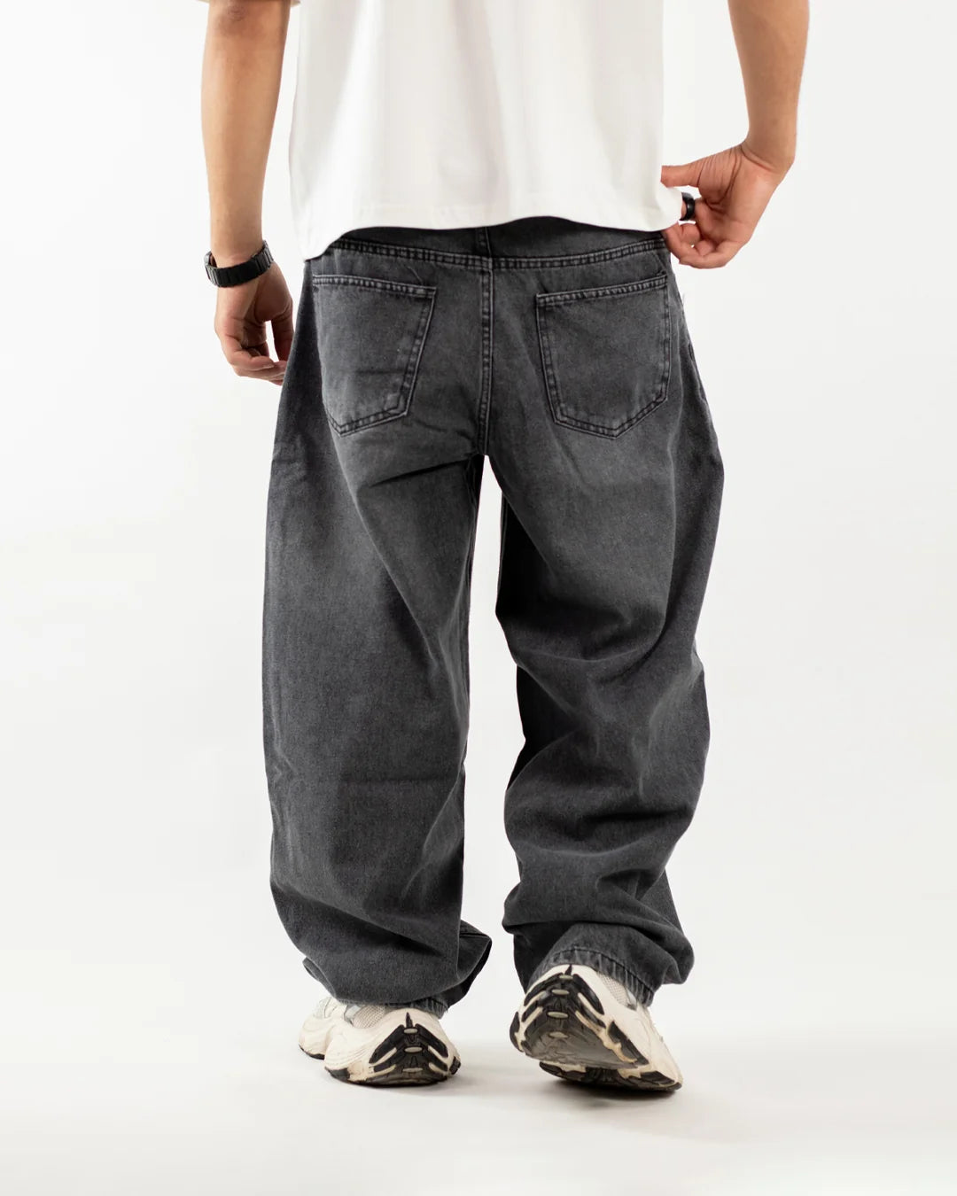 BALLOON DENIM - ACID GRAY